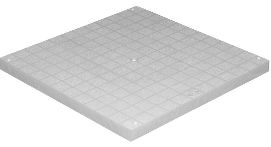 COPERCHIO PER POZZETTO LEGGERO PP GRIGIO 300X300