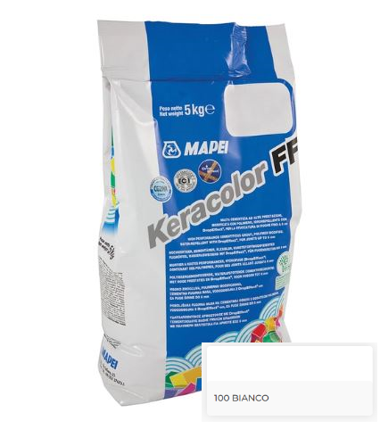 FUGANTE KERACOLOR FF 100 CONF. 5 KG.- bianco