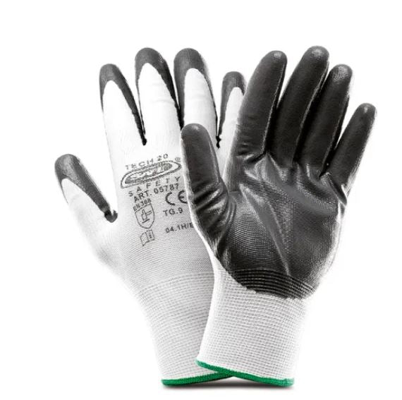 GUANTO TECH NYLON E NITRILE 05787-10 TG 10 (paia)