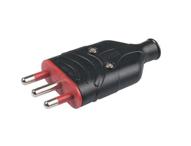 Spina mobile 16A 2P+T monoblocco antischiacciamento