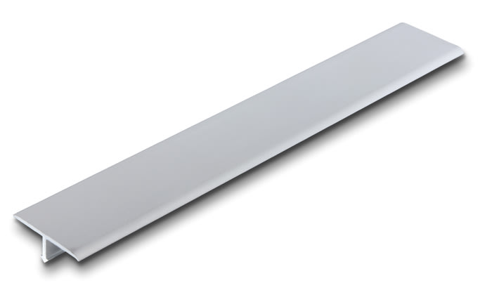 PROFILO A T IN ALLUMINIO BRILLANTATO/LUCIDO 20*9 - ML 2,50