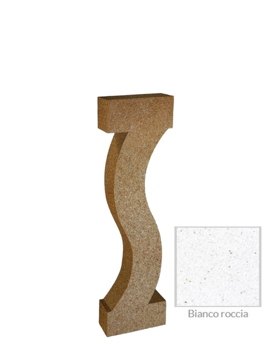 RECINZIONE SOLARE BIANCO ROCCIA 25*10XH90