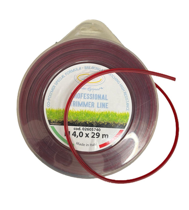 FILO DECESPUGLIATORE QUADRO D. 4,0 BIVALVA 1LB MT 29