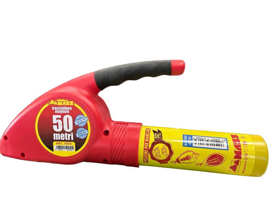 KIT TRACCIALINEE MAGNUM 50 MT + POLVERE 400 GR - 7025