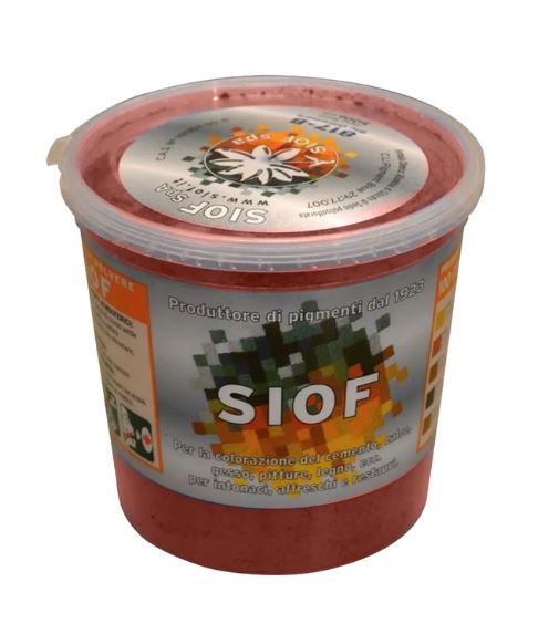 OSSIDO ROSSO CEMENTO B1017 KG 0,50