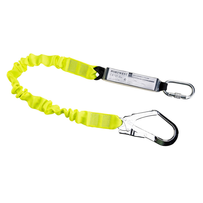 SHOCK ABSORBER LANYARD (CORDINO SINGOLO ELASTICCIZZATO CON ASSORBITORE)