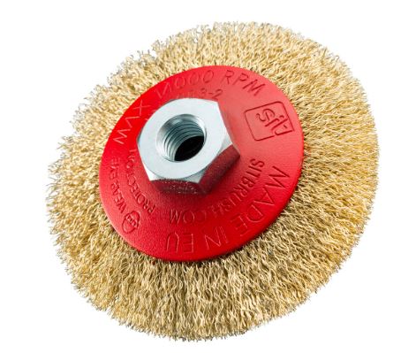 SPAZZOLA CONICA A FILO ONDULATO BCO120E