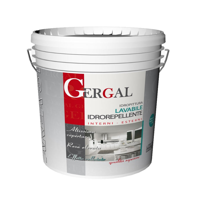 GERGAL - Idropittura lavabile idrorepellente bianco - 14 lt - AREA 51