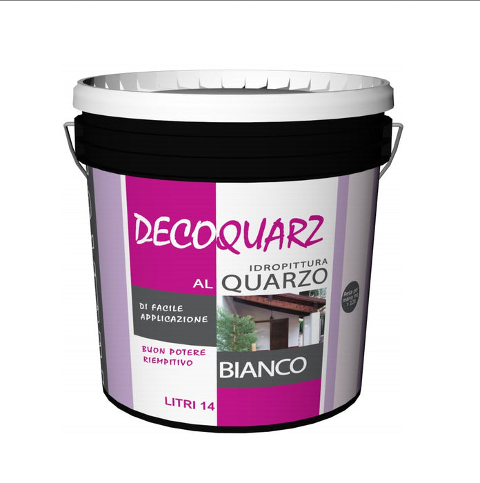DECOQUARZ - Idropittura al quarzo bianco - 14 lt - AREA 51