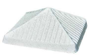 CAPITELLO A PIRAMIDE 40X40 BIANCO