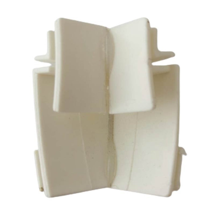 ANGOLO INTERNO X PROFILO PERIMETRALE PER BALCONE BIANCO H7 CM - PLASTICA