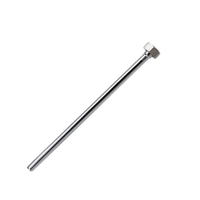Cannetta Ø10 cromata con dado per miscelatore - lung. 40 * 3/8