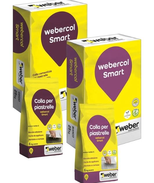 WEBERCOL SMART KG 25 BIANCO