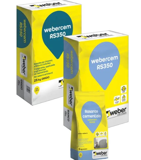 WEBERCEM RS 350 25 KG BIANCO (AB)