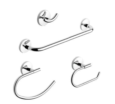 KIT ACCESSORI BAGNO ONE KIT 4 PZ METAFORM