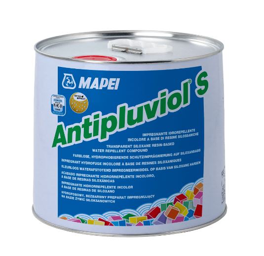ANTIPLUVIOL S - FUSTINO 5 KG - Impregnante idrorepellente incolore a base di silani e silossani in solvente