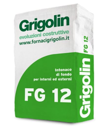 FG12 INTONACO DI FONDO INT/EST PREMISCELATO FIBRORINFORZATO GRIGIO (conf. 25 kg.) - SACCHETTO