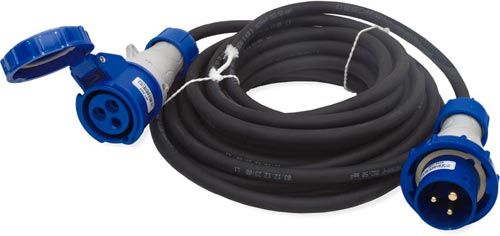 PROLUNGA INDUSTRIALE MT20 3x2,5 presa+spina 16A3P 220V
