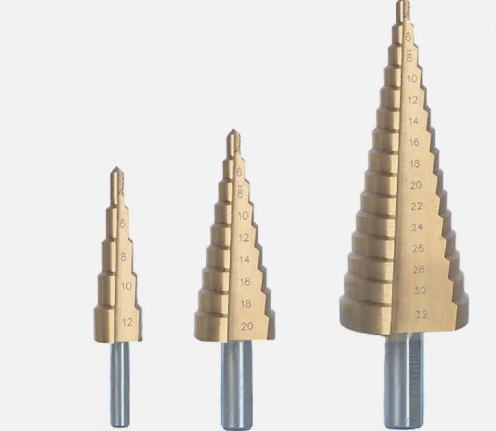 SET 3 FRESE CONICHE RIBIMEX - 4-12mm/4-32mm/4-20mm