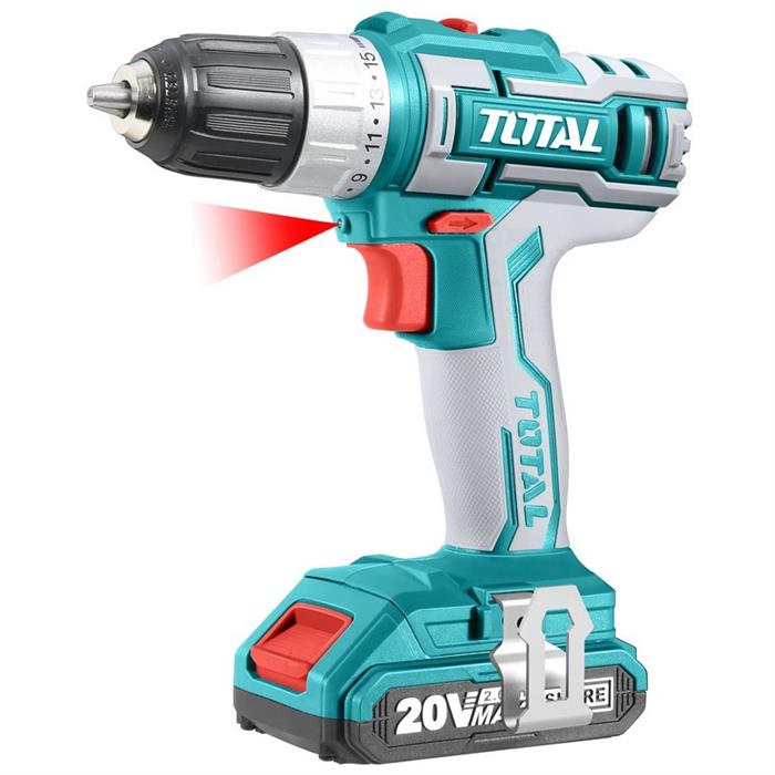 TRAPANO AVVITATORE 20V + 2 BAT ACCESSORI + BORSA - 45 NM