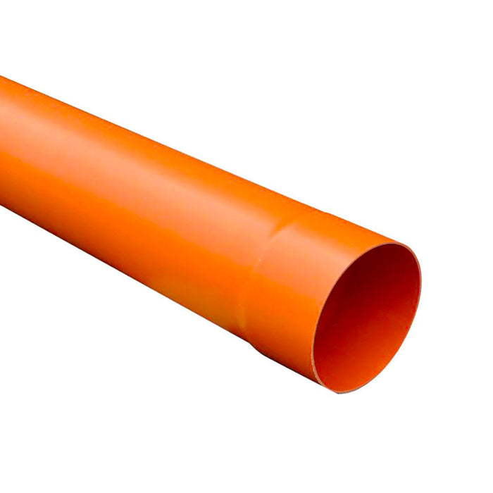 TUBO PVC RESINTERM COLORE ARANCIO 125X1000mm
