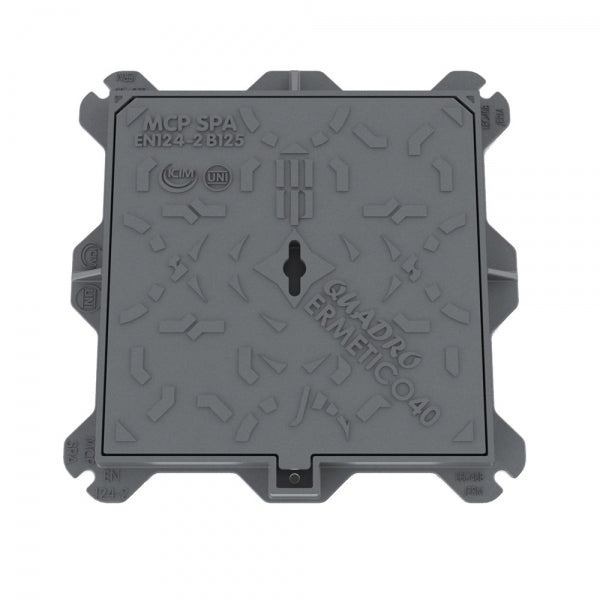 CHIUSINO GHISA SFEROIDALE 40X40 B125 LEO