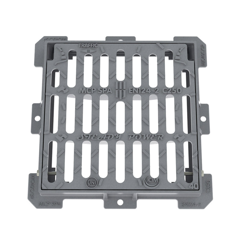 CADITOIE GHISA 40X40 C250 PIANA