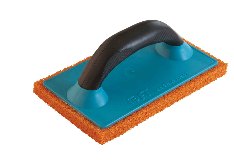 FRATTAZZO GOMMA ARANCIO SUPP. PVC 215X135 MM - 11750