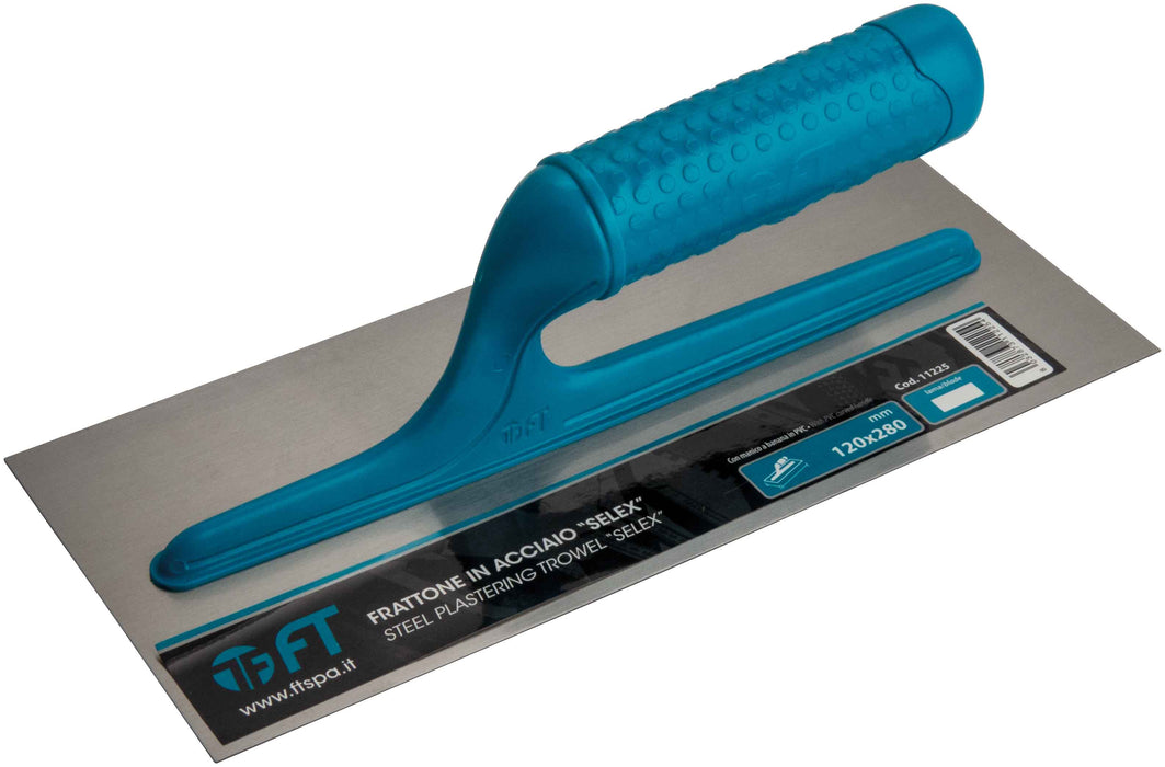 FRATTAZZO ACCIAIO SELEX LISCIO M/PVC 120X280 MM LISCIO - 11225