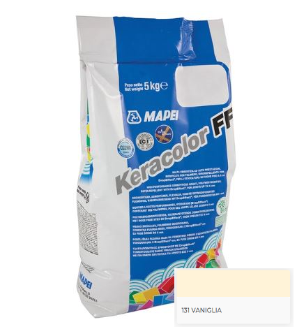 FUGANTE KERACOLOR FF 131 VANIGLIA STUCCA FUGHE FINE - CONF. 5 KG.
