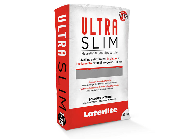 MASSETTO AUTOLIVELLANTE 1-15 MM - ULTRASLIM LATERLITE - 25 KG