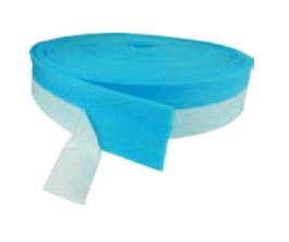 BANDA PERIMETRALE PER MASSETTI
8x100mm  - L.50 mt - azzurra