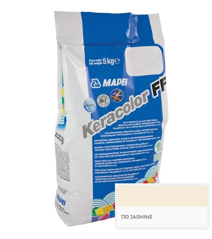 FUGANTE KERACOLOR FF 130 JASMINE STUCCA FUGHE FINE - CONF. 5 KG.