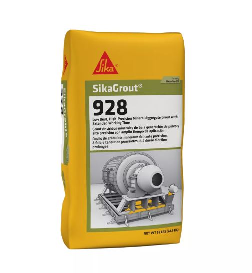 SIKAGROUT 928 - Malta cementizia COLABILE premiscelata da 25 kg. Ideale per ancoraggi di precisione, ripristini di calcestruzzo fino a 10 cm.
