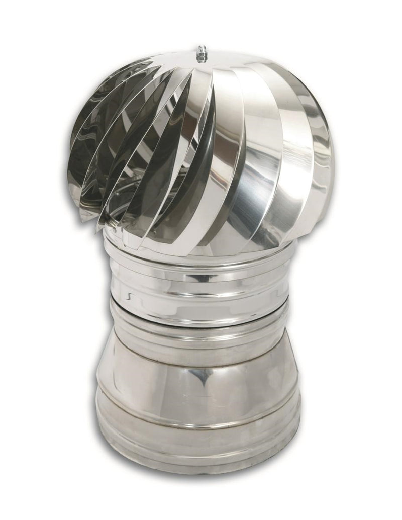 CAPPELLO GIREVOLE IN/IN.D.200I/250E AISI 304/304 - COIBENTATA