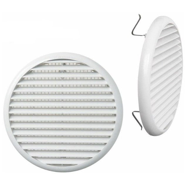 GRIGLIA AREAZIONE PLASTICA 63/125 BIANCA
