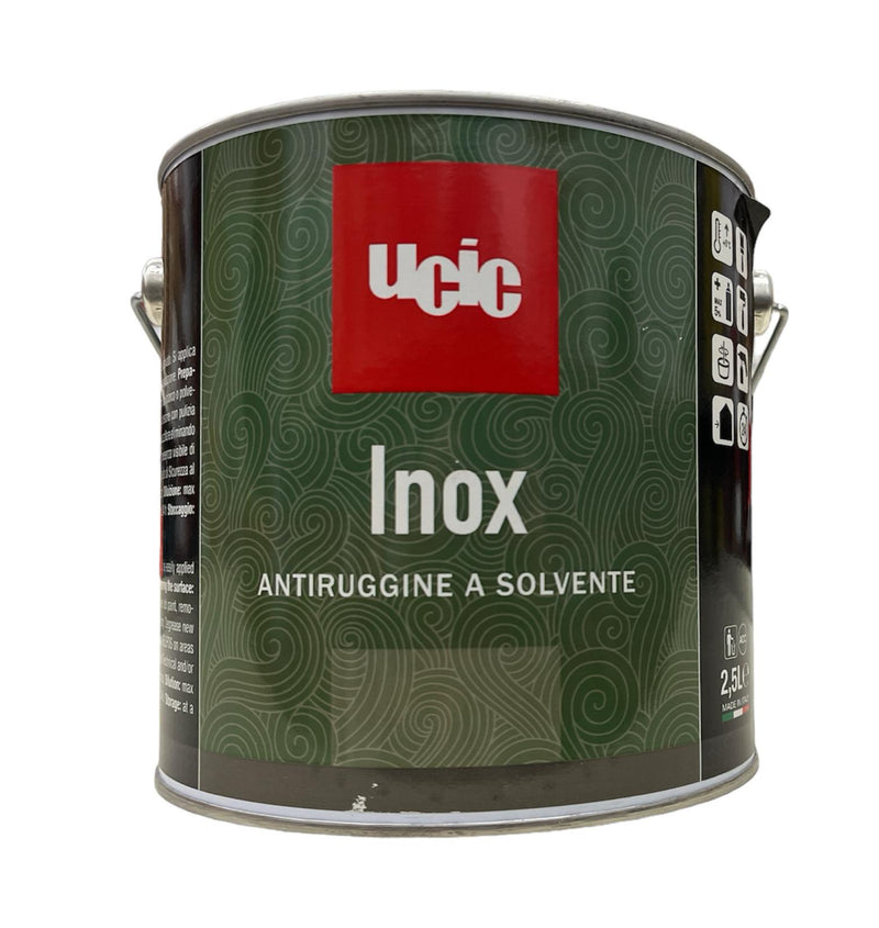 UCIC INOX ANTIRUGGINE A SOLVENTE 2,5 L - GRIGIO