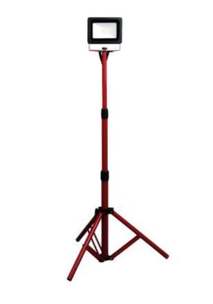 Treppiede telescopico faretto 1 X 50W  IP65 fari LED spina schuko