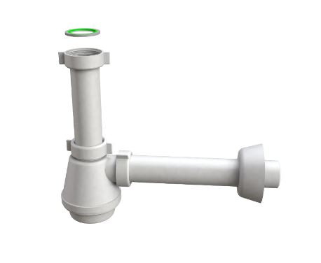 SIFONE LAVELLO 1 VIA 1"1/2x40 23cm S/PIL