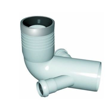 CURVA WC 2 ATTACCHI 90x50