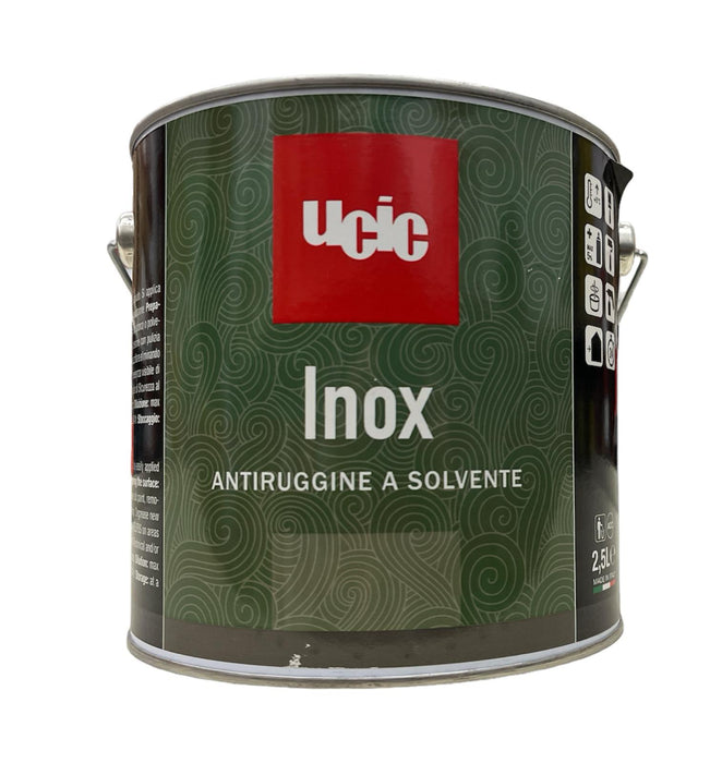 UCIC INOX ANTIRUGGINE A SOLVENTE 2,5 L - ROSSO