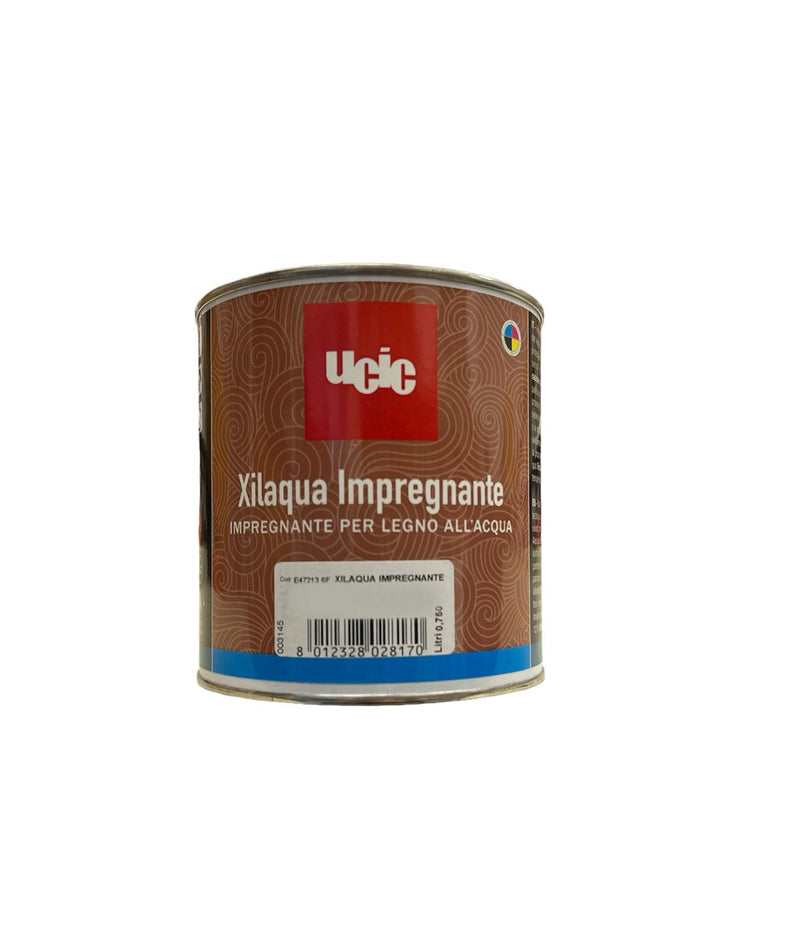 UCIC XILAQUA IMPREGNANTE PER LEGNO AD ACQUA 0,75 L - NOCE CHIARO