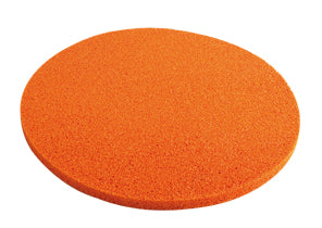 DISCO / TAMPONE IN SPUGNA ARANCIO VELCRATO  PER LEVIGATURA INTONACO - 41232