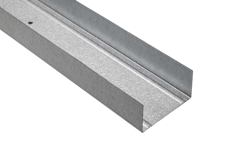 PROFILO GUIDA A "U" DA 75 * 3000MT 75x40x0,6 (per pareti)