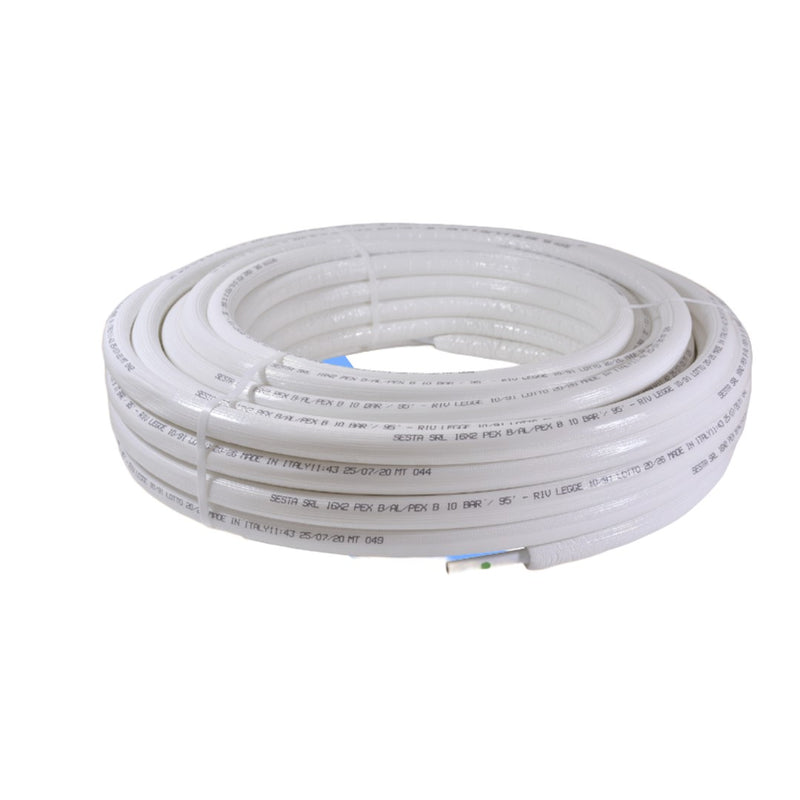 TUBO MULTISTRATO 32X3 RIVESTITO BIANCO REFRIGERATO - PREZZO A ML