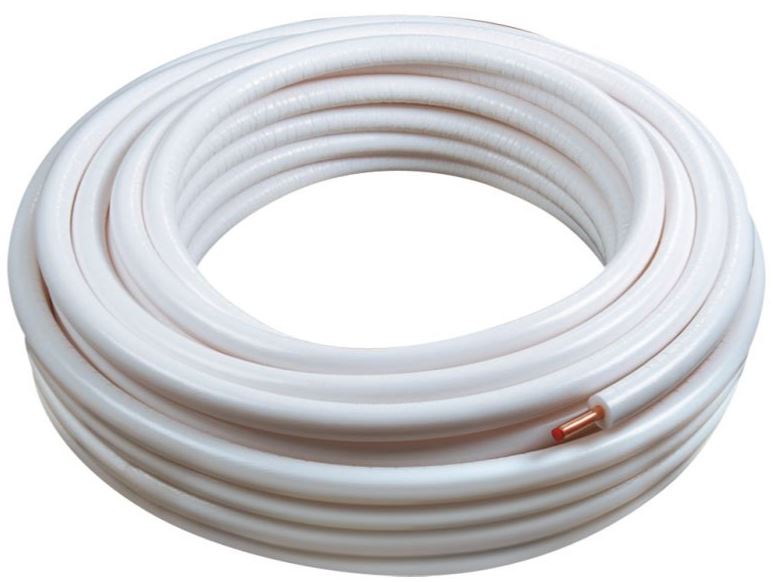 TUBO RAME SPLIT CLIMATIZZAT 1/2X0,8 - ROTOLO MT 50 - PREZZO A ML