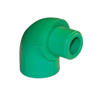 GOMITO 90° MF A SALDARE VERDE DIAM.20