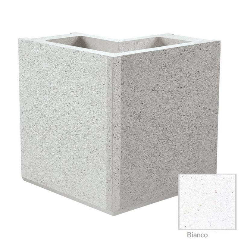ANGOLO PILASTRINO HORIZON BIANCO 26x26x17x30H