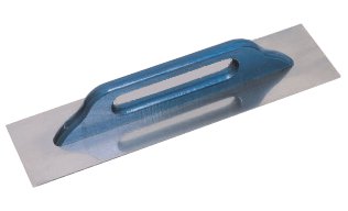 FRATTONE MOD. TEDESCO MANICO IN LEGNO 480X130X0,7 LISCIO - INOX