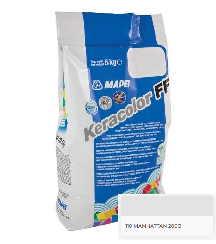 FUGANTE KERACOLOR FF 110 STUCCA FUGHE FINE - CONF. 5 KG.
